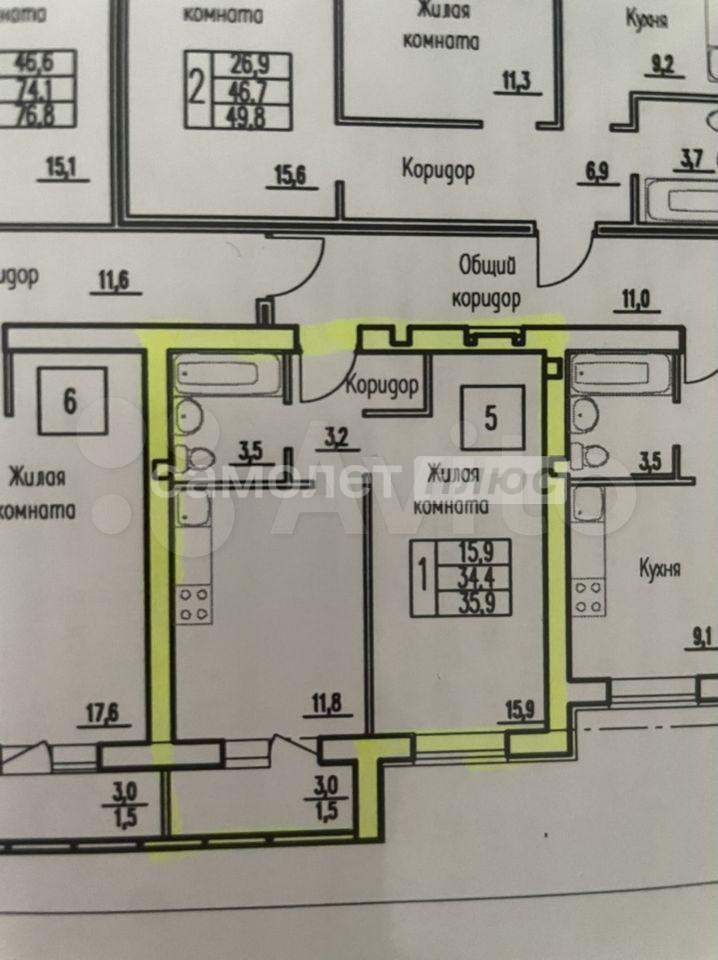 Квартира на продажу в Калуге, Верховая улица, д.115 фото №1