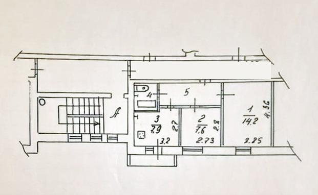 Продажа 2-комнатной квартиры, Калуга, Пригородная улица,  д.29